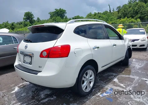 2012 Nissan Rogue Sv z USA, uszkodzony, nr VIN JN8AS5MT1CW258288